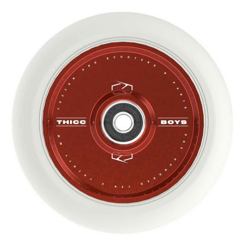 Fuzion Thiccboys 110 Wheel Red White