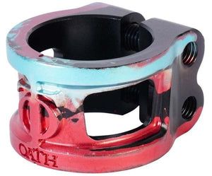 Oath Cage V2 Clamp Zwart Turkoois Rood