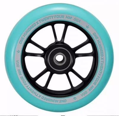 Blunt 10 Spokes 100 Wheel Turkoois Zwart